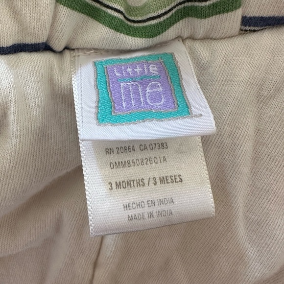 ❄️ LITTLE ME Snowsuit with mittens hood offwhite baby size 3 months LIKE NEW - Picture 12 of 14